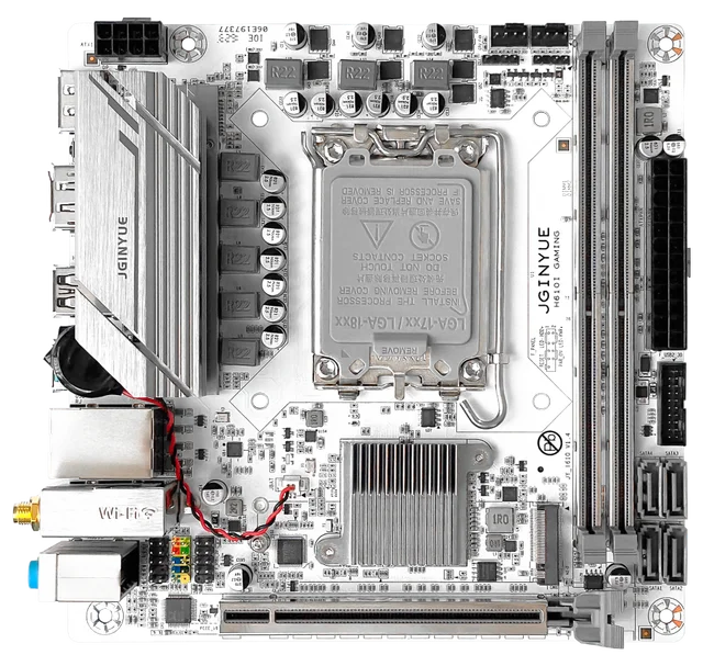 Jginyue-マザーボードh610, lga1700, intel Core i3/i5/i7/i9  12thおよび13番目のプロセッサ,デュアルチャネル,ddr4メモリh610i - AliExpress