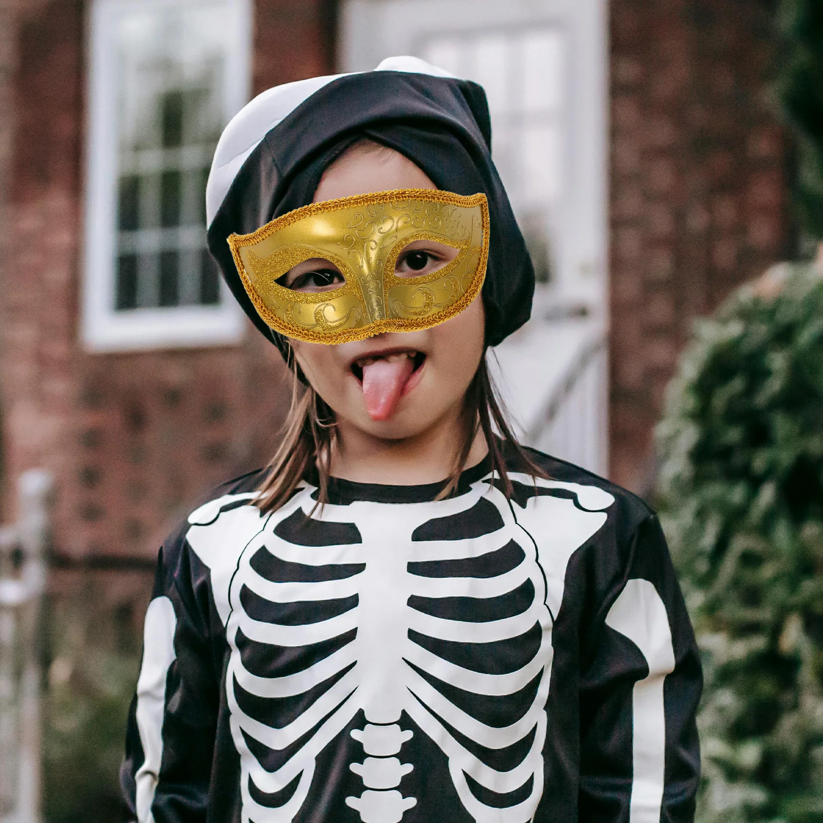 

2Pcs Halloween Half Princess Mask Plastic Masquerade Mask Party Accessory for Men Women Masquerade Masks Party Masks