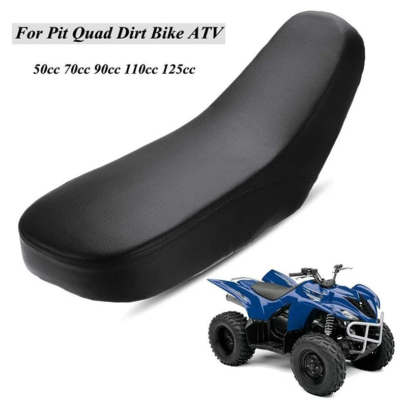 Kids ATV Seat, Black Foam Seat for 50Cc/70Cc/90Cc/110Cc Chinese ATV Bikes Four