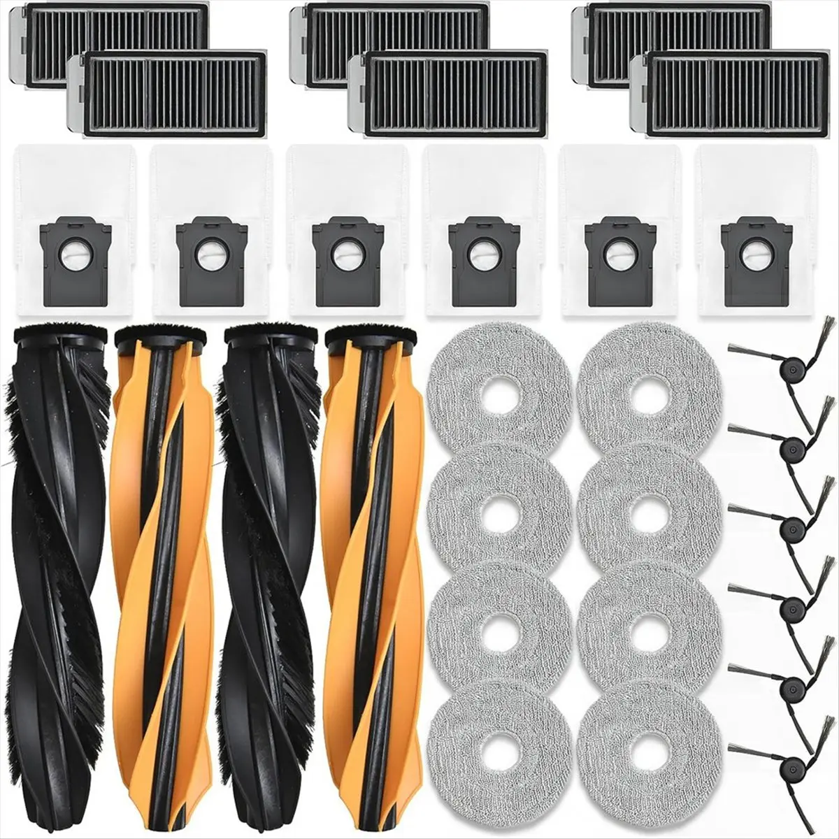 

Accessories Replacement Parts for X50 Ultra Robot Vacuum Cleaner Main Side Brush Hepa Filters Mop Cloth Dust Bags [BWASCLIM]