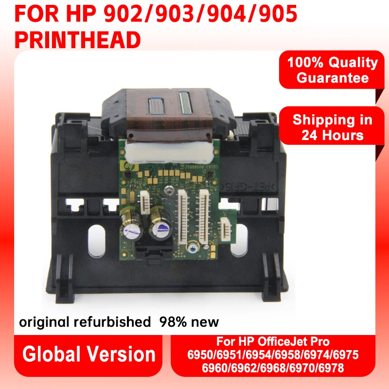 GACINK 902 904 903 905 Head Printhead C2P18A for HP Officejet 6950 6960 6978 6968 6970 6974 6975 6951 6954 6958 Printer Parts
