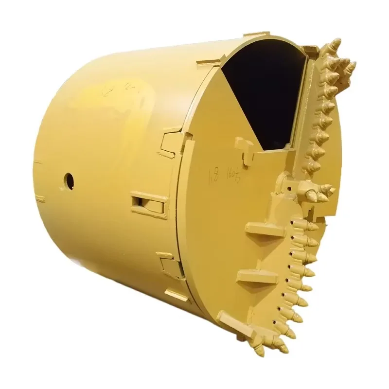 800 ferramentas de equipamento de perfuração rotativa barril de núcleo com brocas de rolo balde de equipamento de perfuração balde espiral de rocha ferramentas de empilhamento solo ou balde de rocha