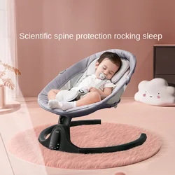 LazyChild – chaise à bascule électrique pour bébé, Stable et sûre, pour musique, douce et confortable, livraison directe