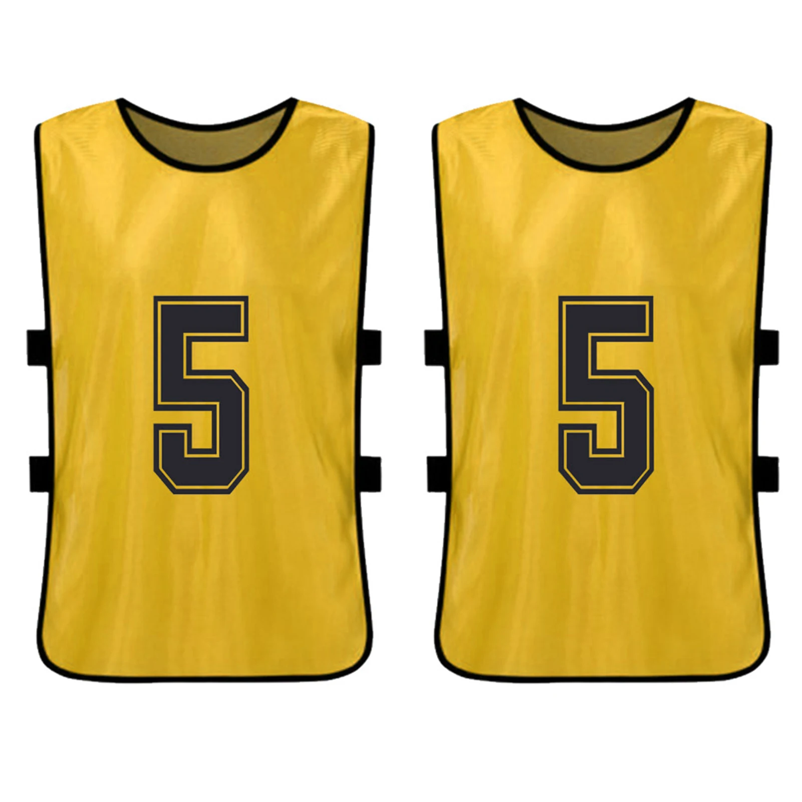 6 قطعة كرة القدم للأطفال Pinnies التجفيف السريع قمصان كرة قدم الشباب الرياضة Scrimmage كرة السلة فريق التدريب مرقمة المرايل ممارسة S