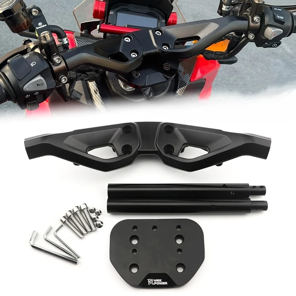 Motorcycle Aluminum Alloy Base Mount Kit, Clip Bracket for ADV150 ADV160 2017-2024