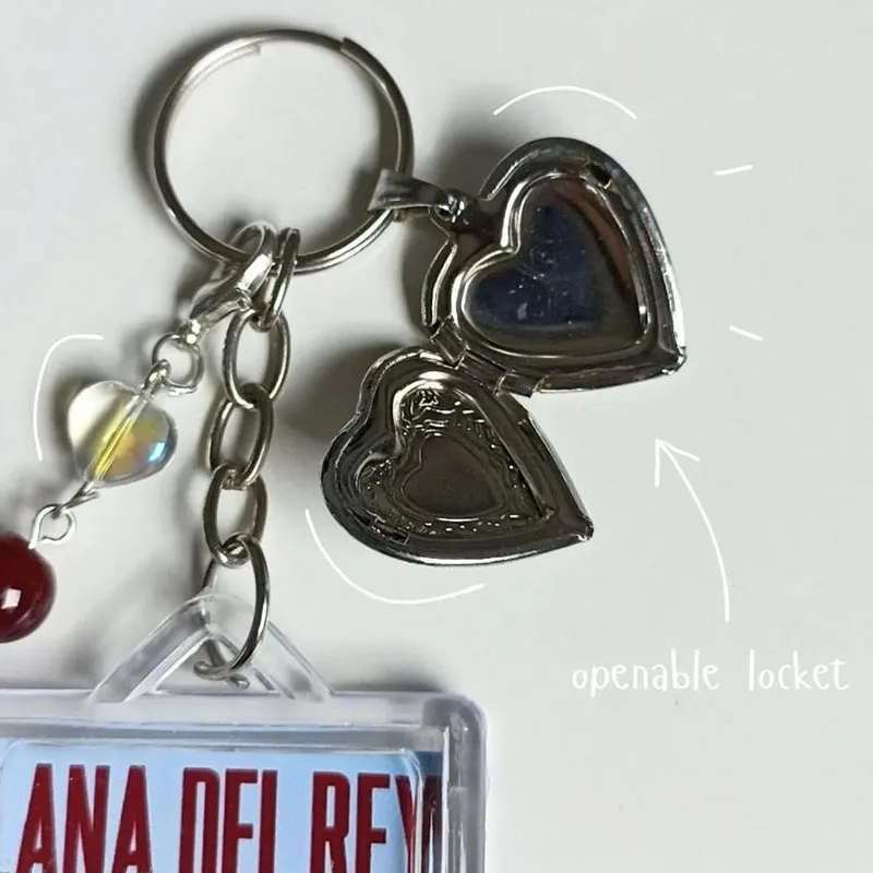 Lana Del Rey photocard keychain handmade trendy aesthetic