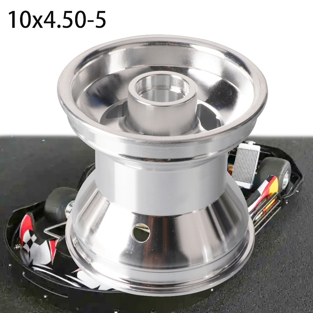 

10x4.50-5 Inch 126mm Front Wheel Kart Drift Aluminum Alloy Rim for Drift Car Kart ATV 10x4.50-5 Tire Rim Quad Bike Accessories