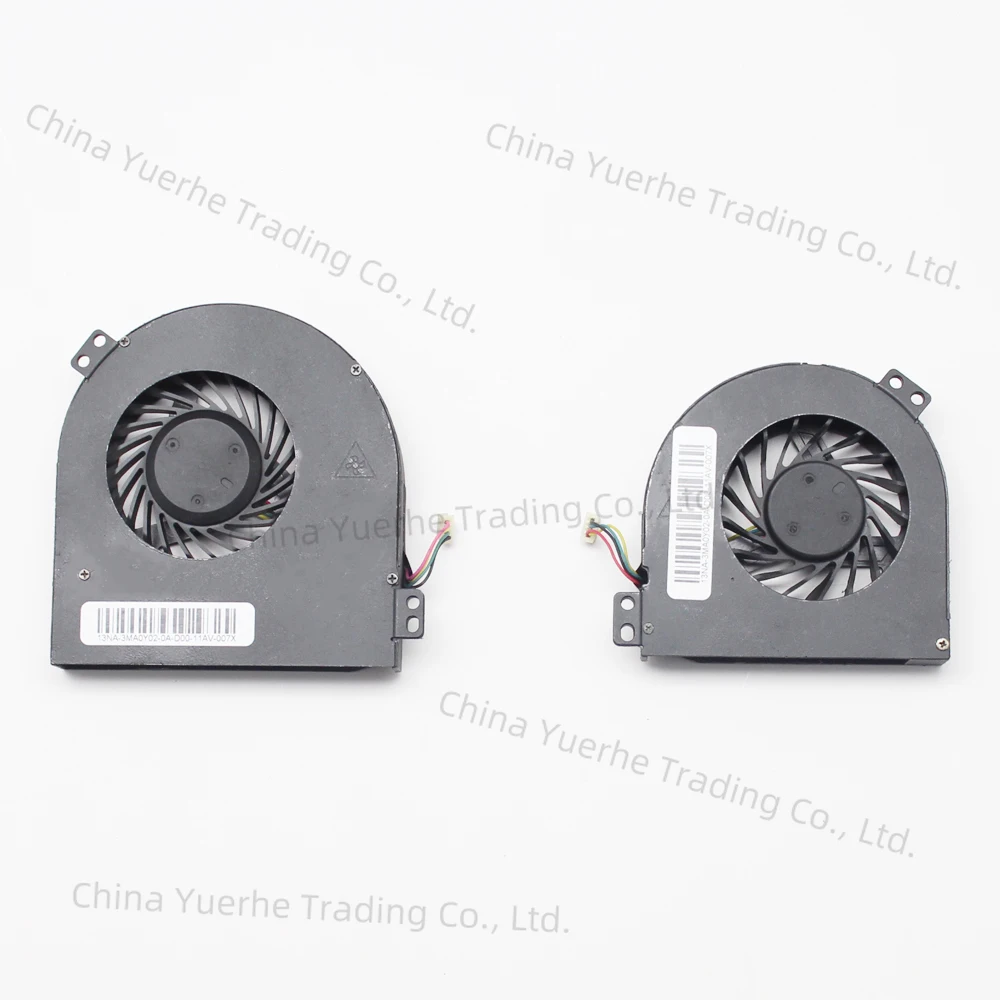 

Original Cooler Fan For Dell Precision M4800 CPU+GPU Cooling Fan DC28000DDD0 DC28000DEDL 02K3K7 0WGVF Repair Replacement Fan