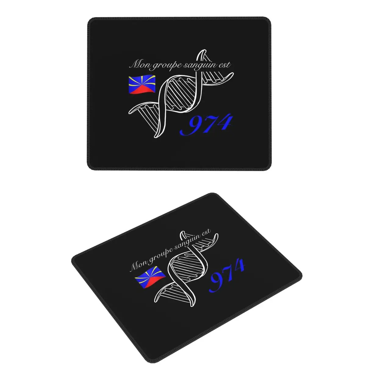 

974 Reunion Island Flag Mouse Pad Computer Keyboard Mouse Mat Gamer PC Desk Mat Office Accessories Table Mats