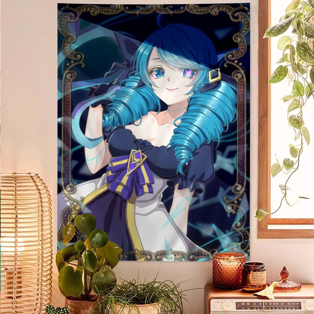 Gwen League of Legends Tapestry Anime Tapestry Hanging Tarot Hippie Wall Rugs Dorm Wall Hanging Sheets