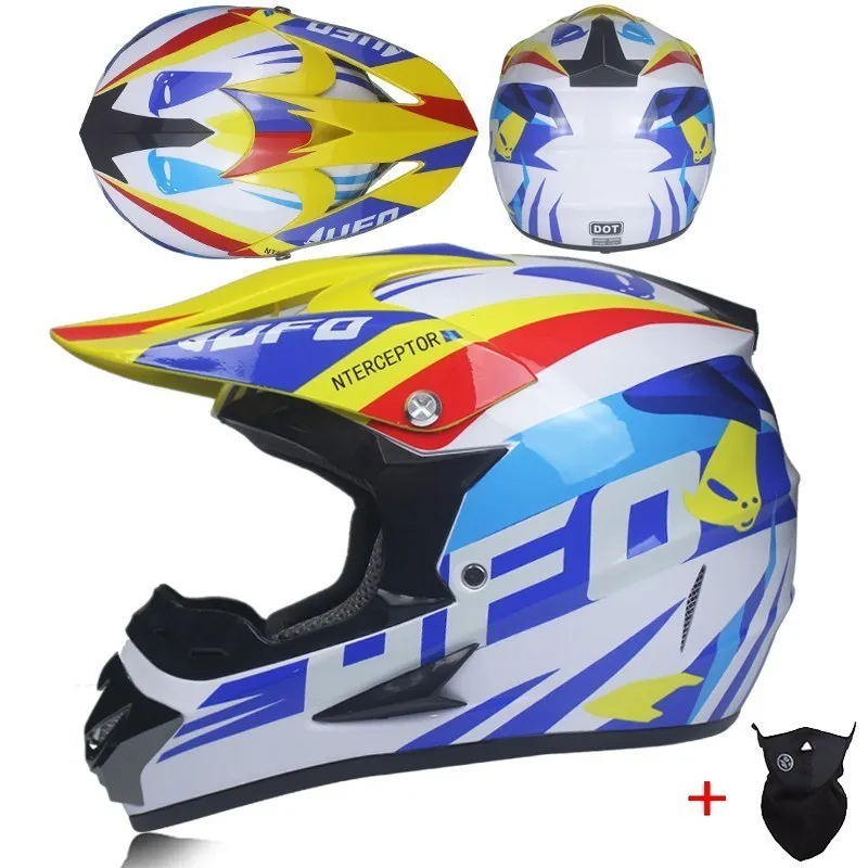 NEW Full face Motorcycle Helmet Cross capacete Motocross Off-road ATV MTB Downhill racing Casco DOT approved