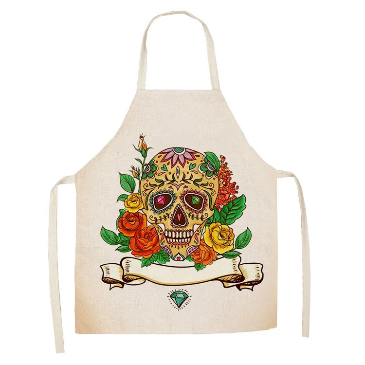 Skull pattern House cleaning Apron for children kitchen apron women Kitchen apron Apron for kitchen apron kitchen Child apron