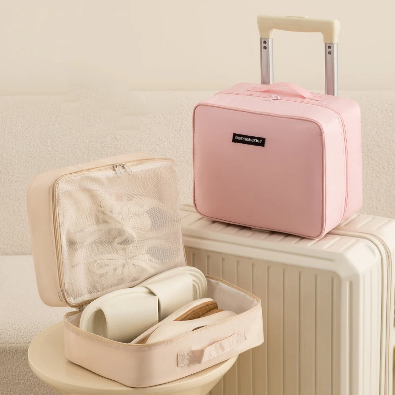 bolsa-de-armazenamento-de-sapatos-de-viagem-portatil-camada-dupla-organizador-de-viagem-de-negocios-chinelos-altos-bolsa-de-loja-a-prova-d'agua-caixa-de-sapatos