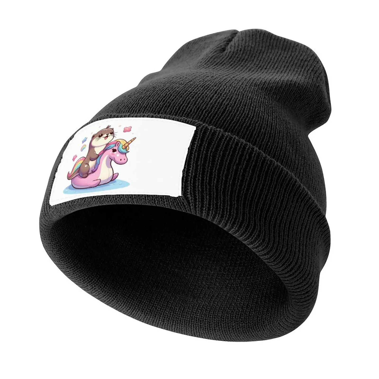 

Otter Unicorn Knitted Cap Hat Luxury Brand Luxury Cap Caps For Women Men's