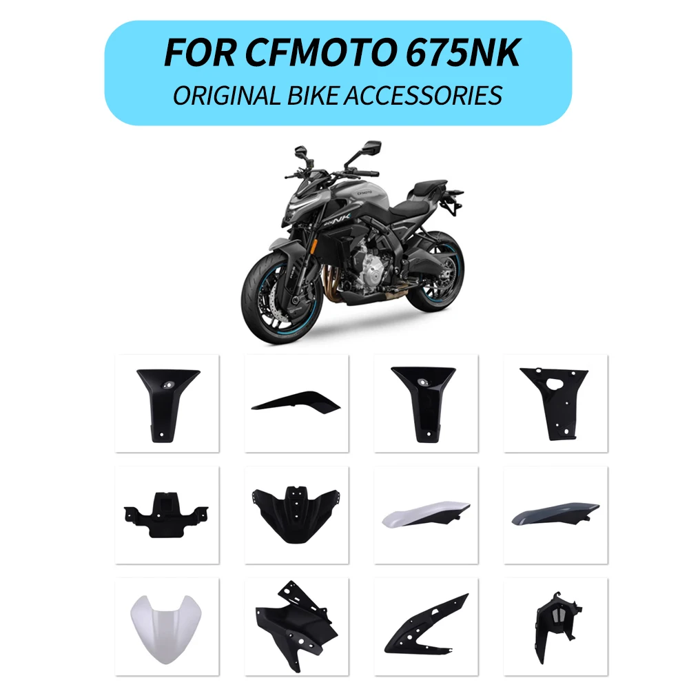 

For CFMOTO 675NK original headlight radiator fuel tank fender plastic parts decorative cover original motorcycle accessories