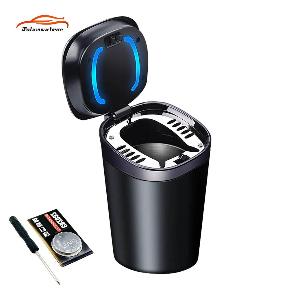 

Car Ashtray Holder Vehicle Ashtray with Lid Smell Proof Stainless For BMW X1 X2 X3 X5 X4 X6 X7 G30 G20 G32 G11 G12 F40 F30 F20