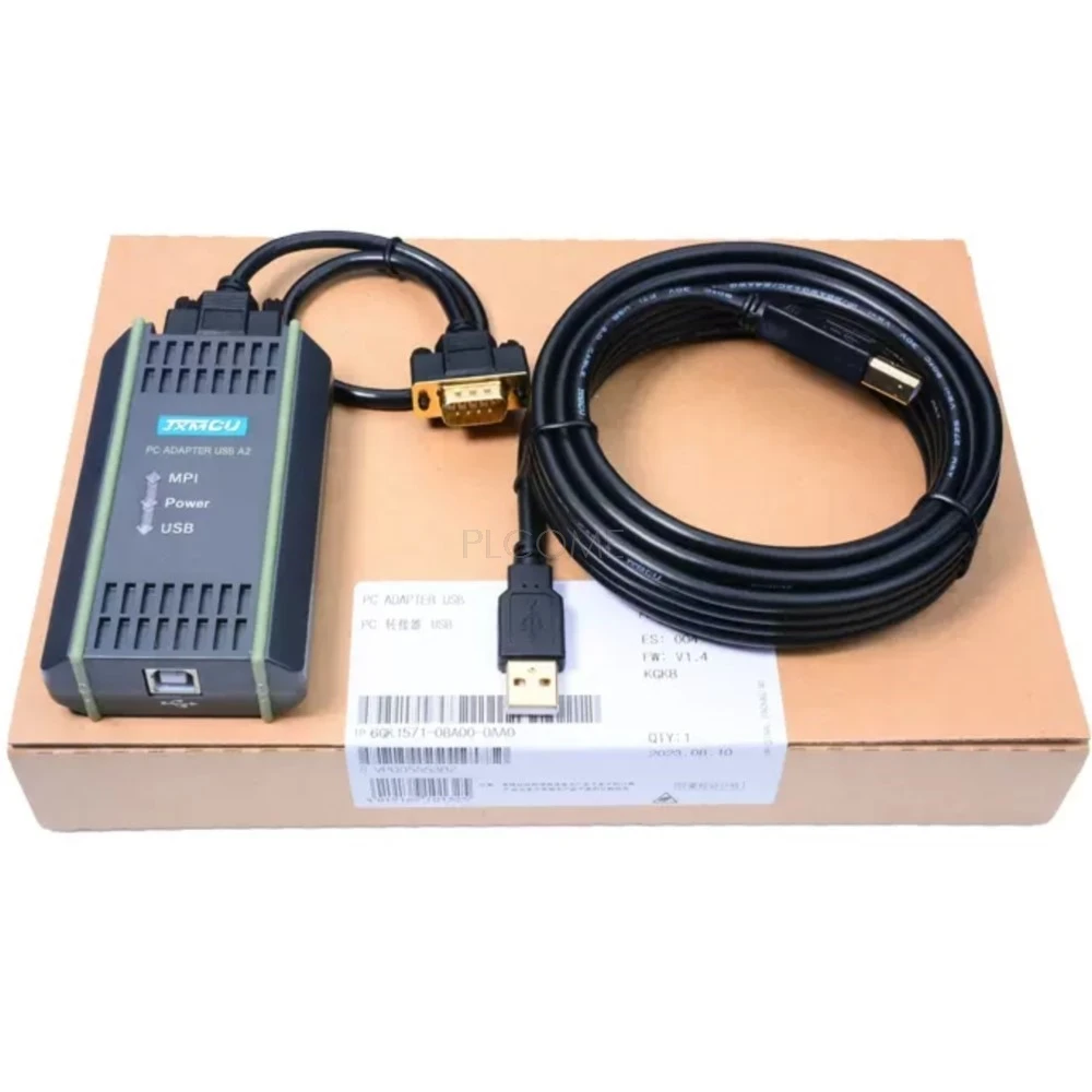 PC Adapter USB A2 Cable for Siemens S7-200/300/400 PLC DP PPI MPI Profibus 6GK 1571-0BA00-0AA0 64bit