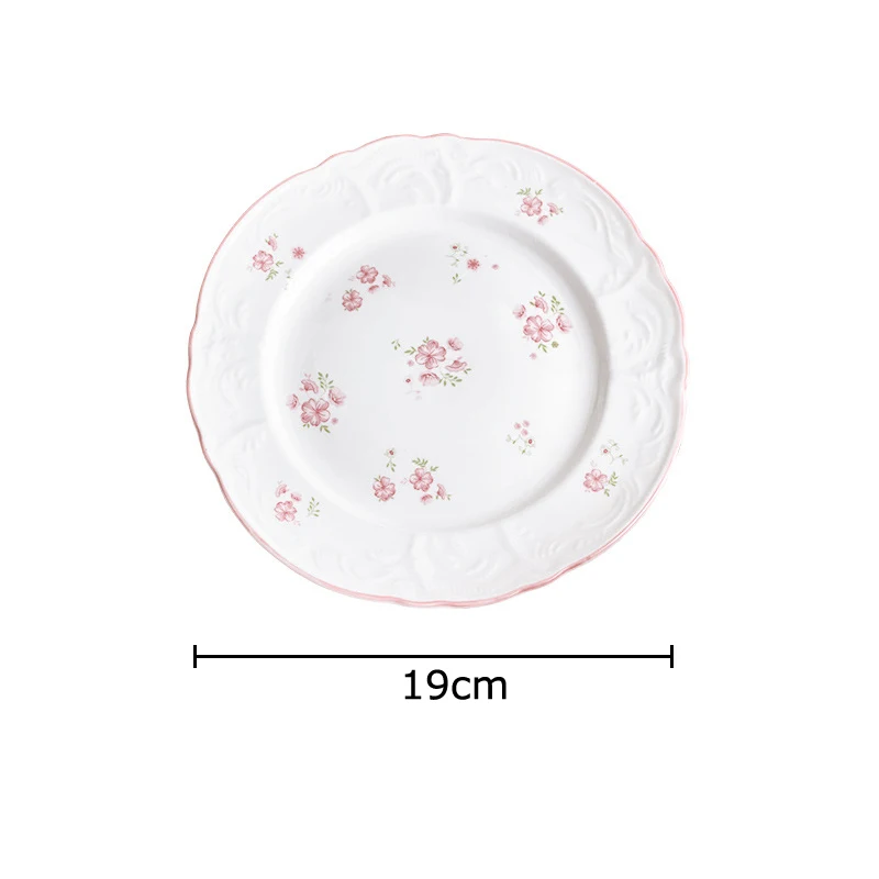 Europese Roze Kersenbloesems Mokken Porseleinen Kop & Schotel Servies Koffiemok Eettafel Afternoon Tea Theekopje Vruchten Sap Cup