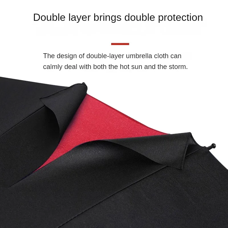 Long Handle Umbrella Male Wind Water Resistant Umbrella Large 8, 16, 24 Bones Automatic Umbrella Double-deck Large Umbrellas