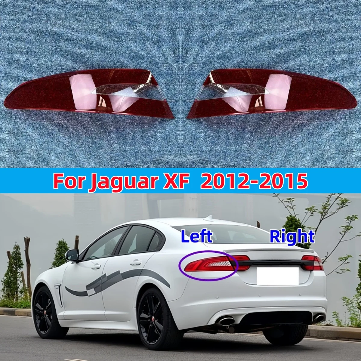 

For Jaguar XF 2012 2013 2014 2015 Rear Outer Taillight Shell Tail Lamp Cover Brake Lights Mask Auto Replacement Parts