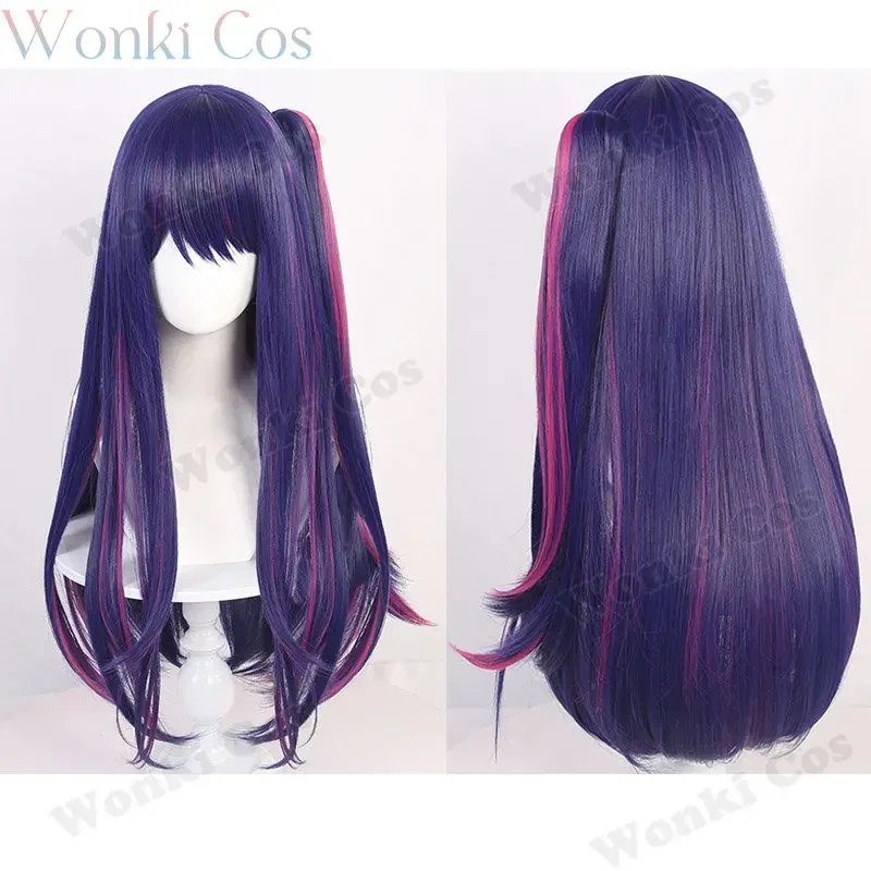 Anime Oshi No Ko Cosplay Ai Homino Cosplay Kostuum Meisjes Homino Ai Roze Jurk Pak Cosplay Pruik Full Set Out Past