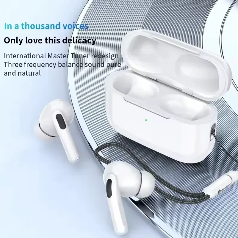 2025 New Active Noise Cancelling Sports Headsets Buds Pro Wireless Earbuds TWS Bluetooth Earphone ANC Gaming Headphone For Phone