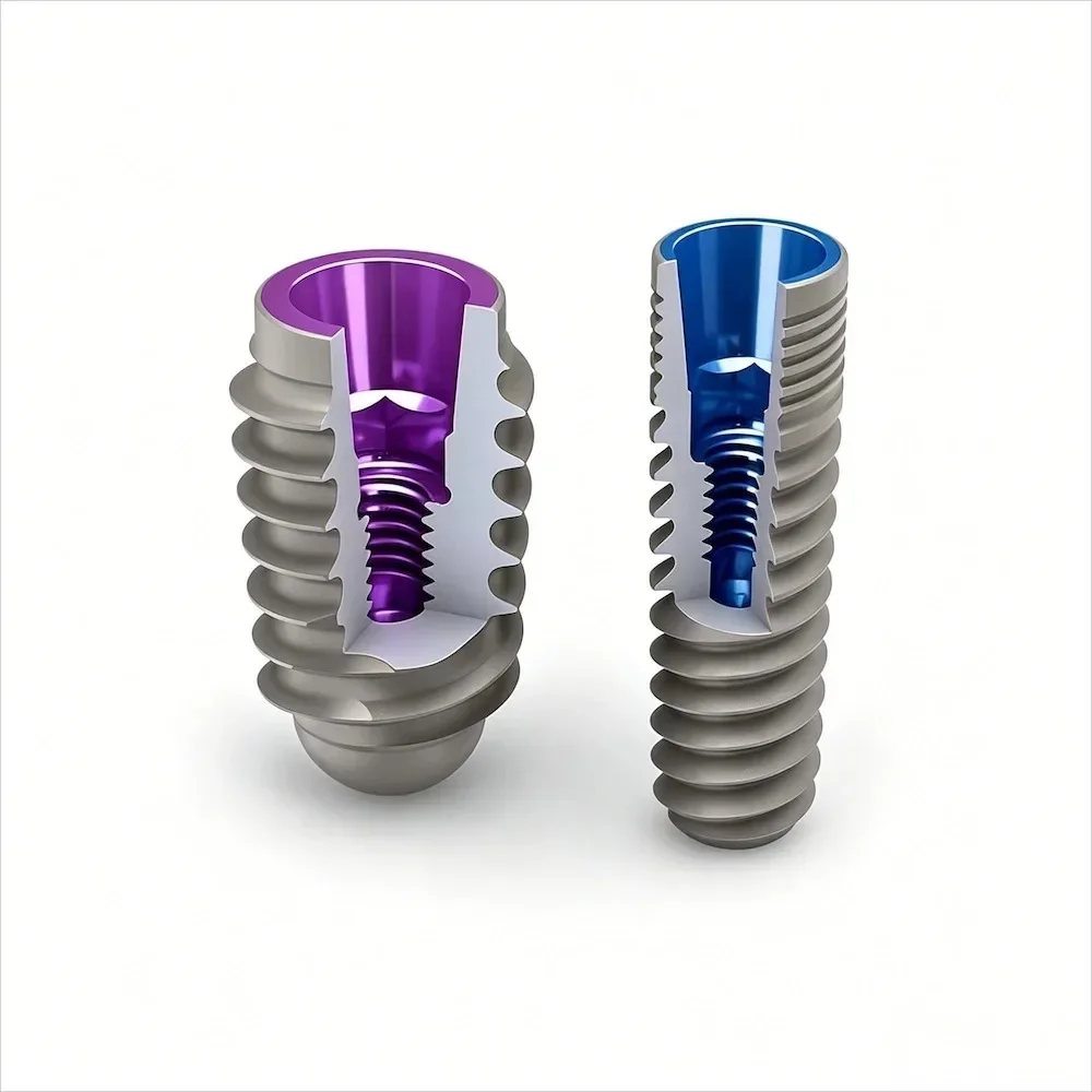 Dental Oral Implant Screw Implant Analog Accessories Complete Sizes Premium Restoration Supplies for Clinic Lab Dentist Use Kit
