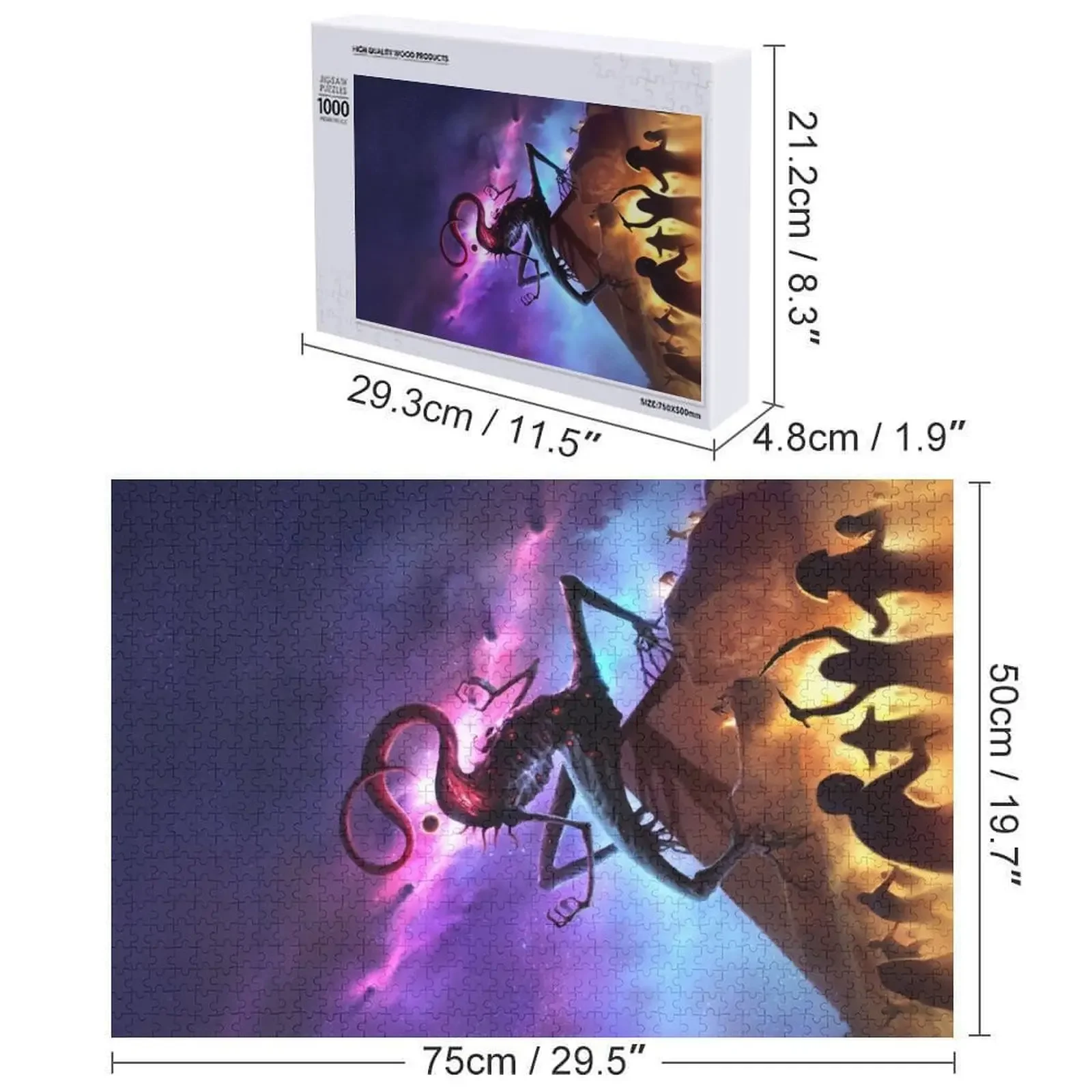 أقنعة Nyarlathotep، غلاف الكتاب الثاني من Sam Lamont Jigsaw Puzzle Woodens للبالغين #6