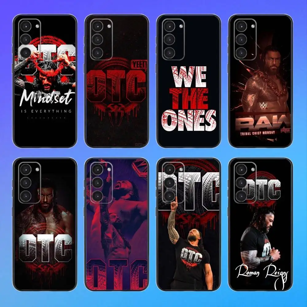 

R-Roman R-Reigns wrestler Phone Case For Samsung Galaxy A73,A72,A71,A70,A53,A52,A51,Others Soft Black Cover