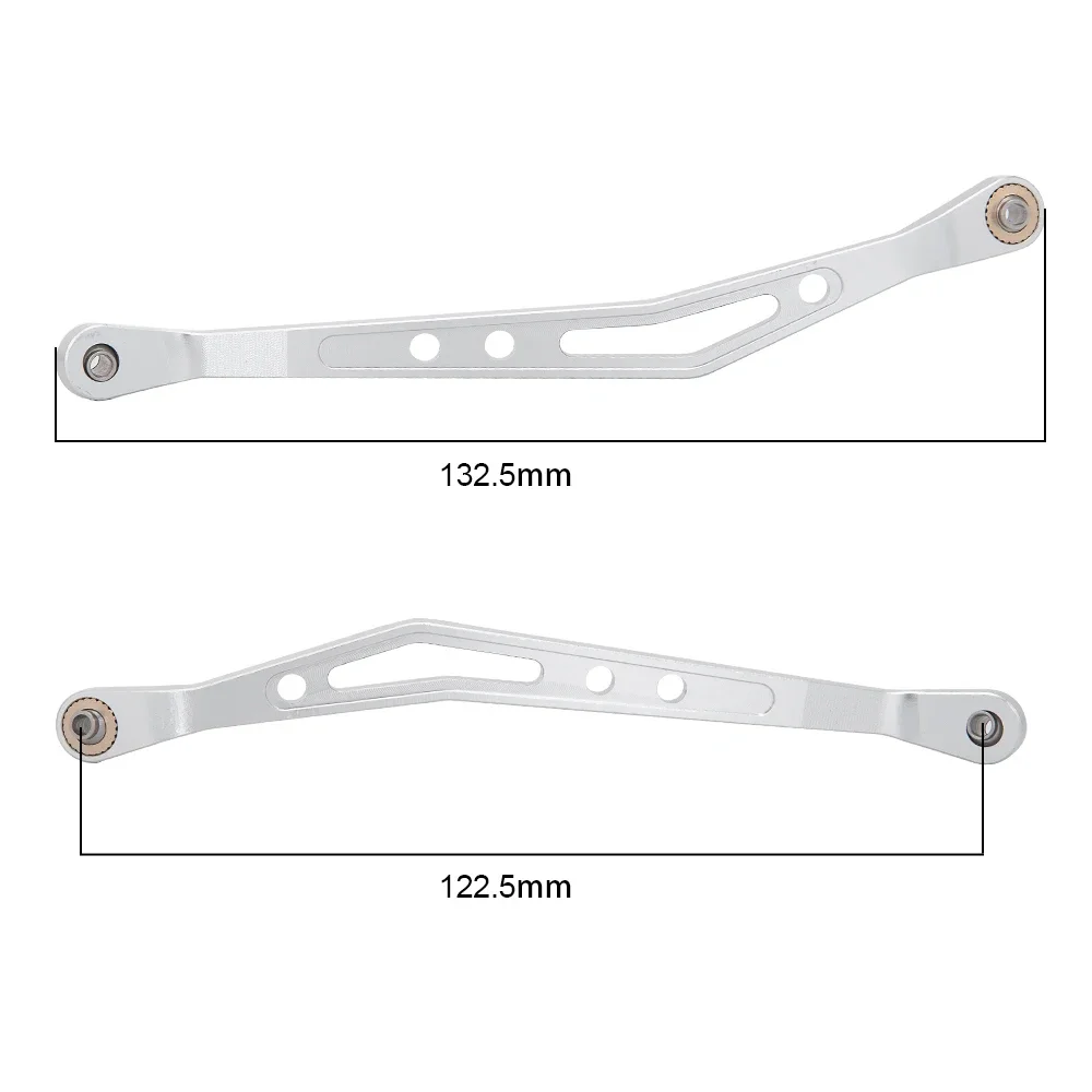 Varilla de enlace de aluminio, brazo inferior superior, enlace de suspensión de chasis para 1/10 Axial Wraith 90018 RC Crawler Car