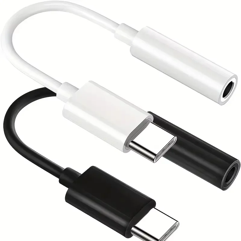 מתאם Type C ל-3.5mm Aux, כבל שמע 3.5 ג'ק עבור Huawei, Xiaomi, Redmi, POCO, Samsung, LG, מתאם 3.5MM ל-USB C Aux עבור iPhone
