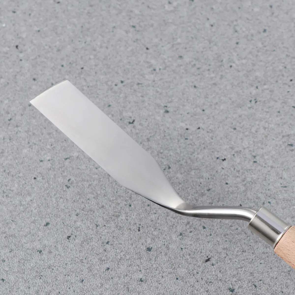Painting Spatula Oil Painting Scraper Ultrathin Flexible Blade Wooden Handle Comfortable Grip for Professional Amateur Use
