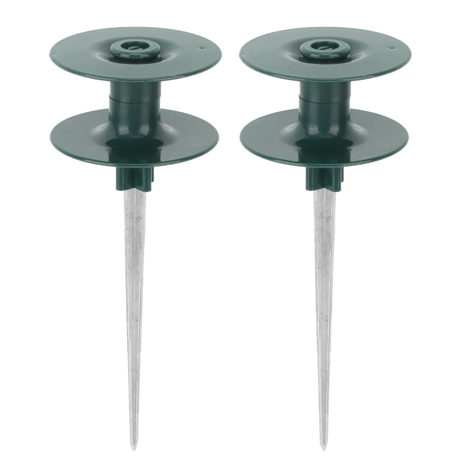 

2pcs Hose Guide Spikes ABS Zinc Alloy Water Pipe Guide Wheel Garden Hose Guide Holder for Home Yard Lawn