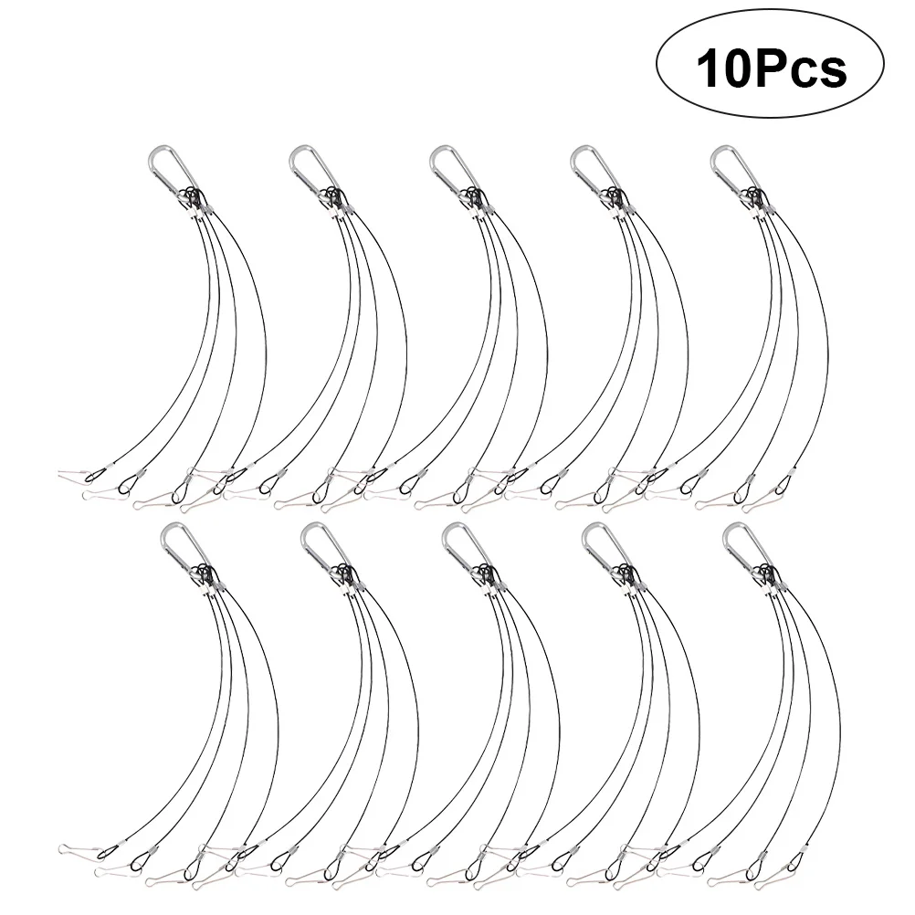 10pcs Plant Light Hanging Rope 1Mm Thick 300Mm Long Stainless Steel Durable Lightweight For Grow Lamp Hanging Kit Rope Wire