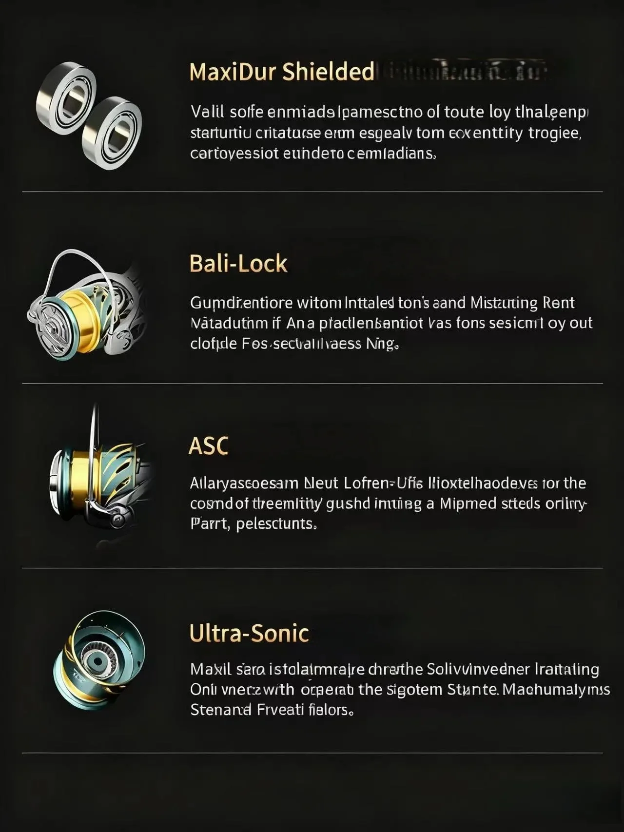 OKUMA 1000-7000 Vollmetall-Spinnrolle 7+1 Lager 5.1:1 Übersetzungsverhältnis 5KG Max. Bremskraft Universelle Köderrolle für Meer- und Süßwasser – Detail 22