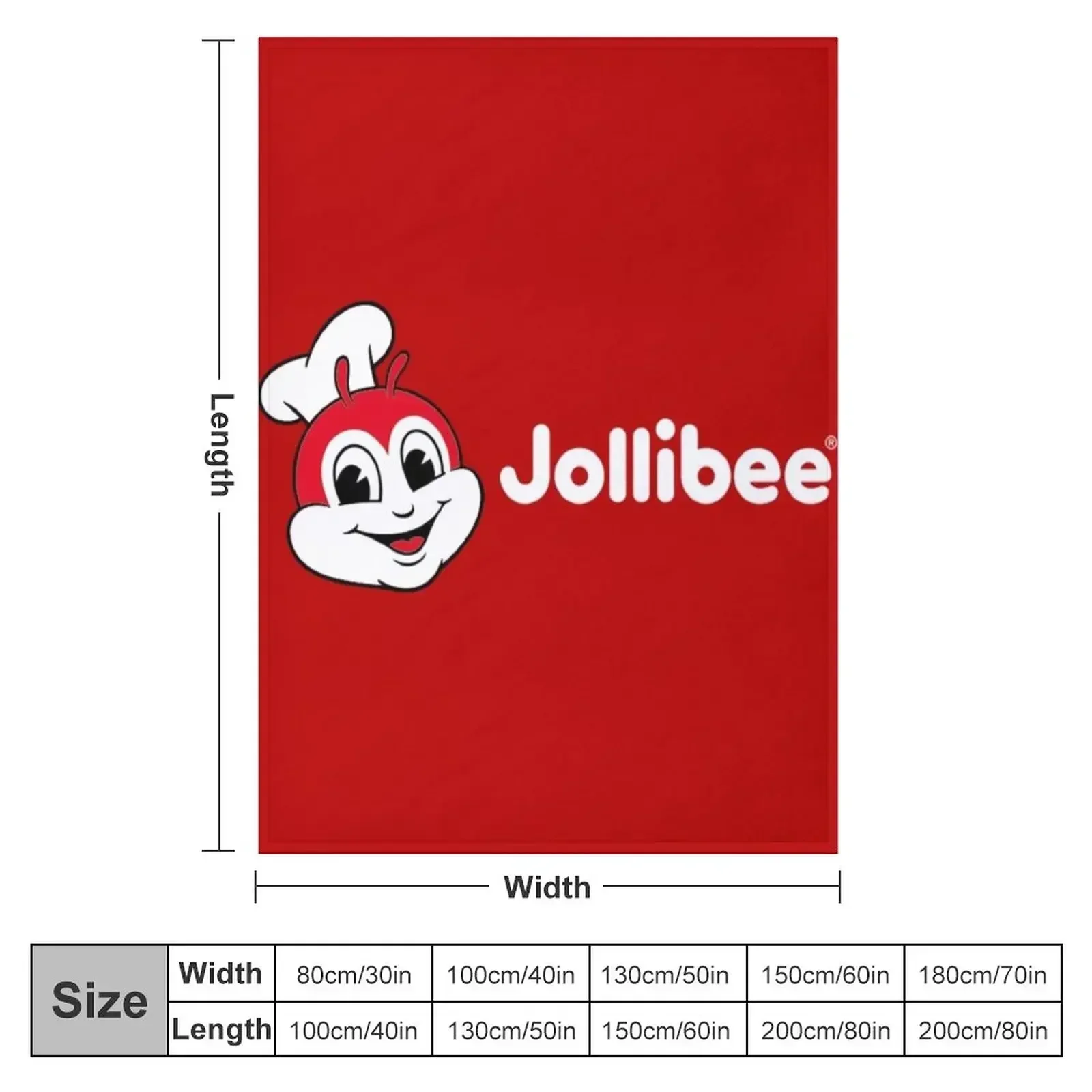 Jollibee Cute Throw Blanket Bed linens Luxury Brand blankets ands Bed covers Blankets