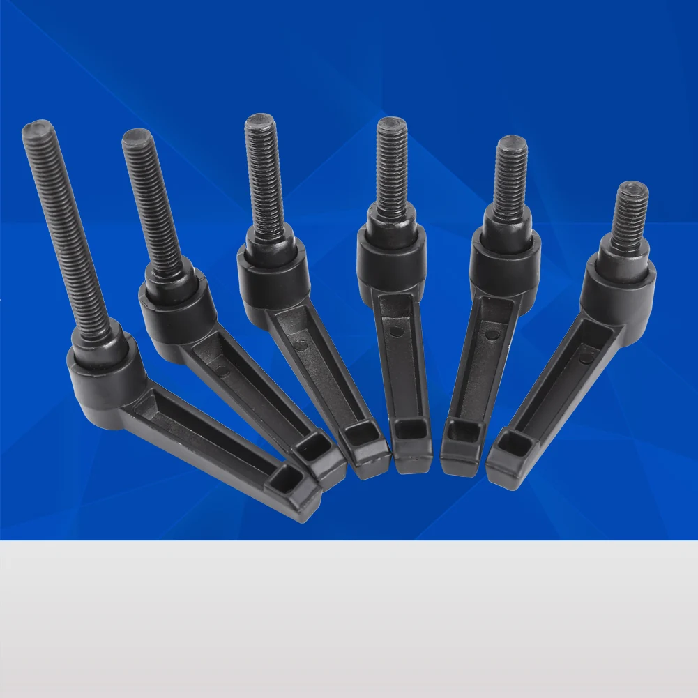 M8 16-60mm Clamping Lever Machinery Adjustable Handle Locking External Male Thread Knob Clamping Handle Lever Clamping Handle
