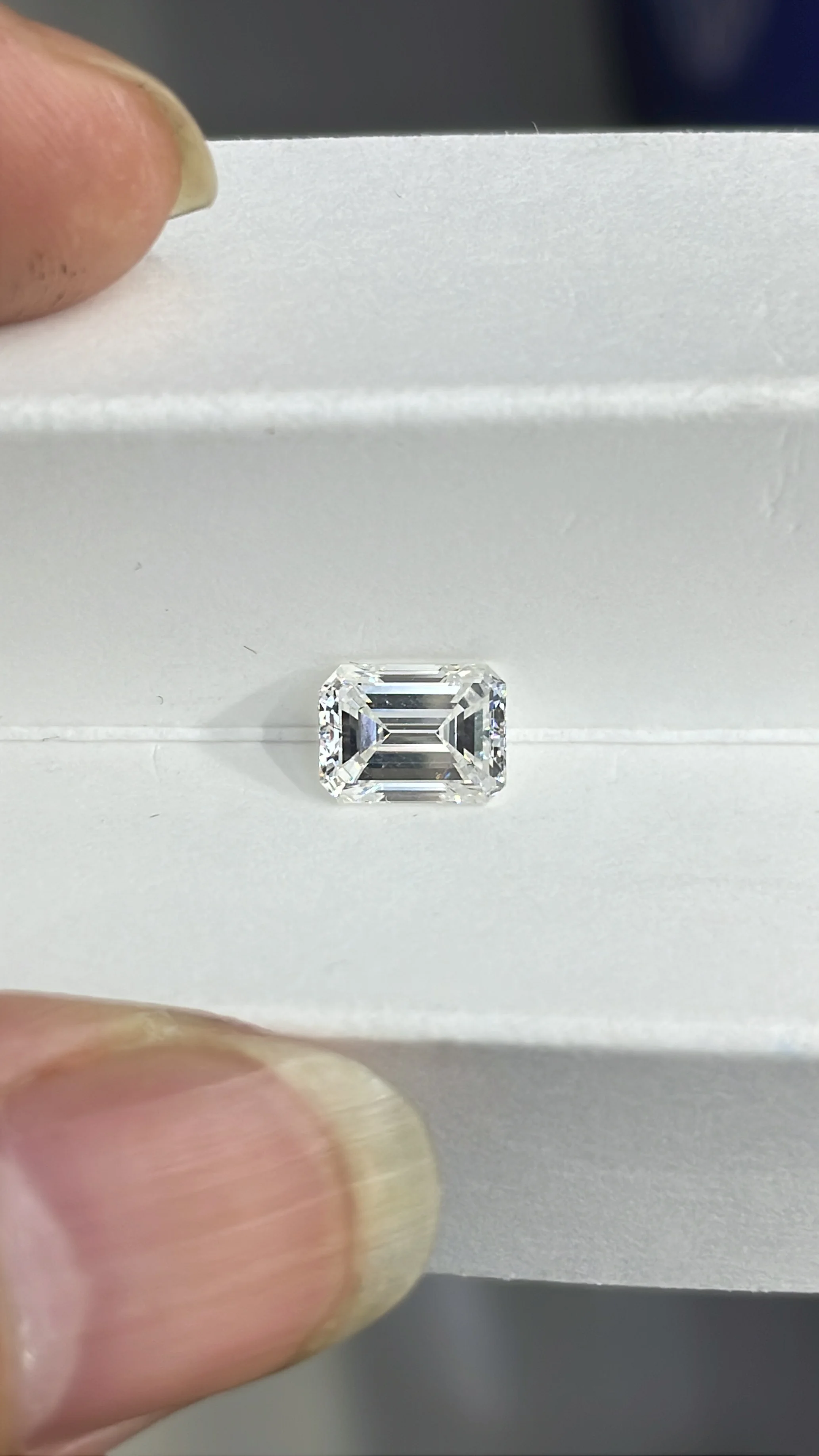 synthetic stone order emerald cut