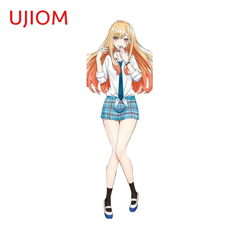 UJIOM 13 см X 4,3 см Марин-Китагава Наклейка на стену устойчивая к царапинам Виниловая наклейка для спальни ванной платье водонепроницаемый аниме персонаж