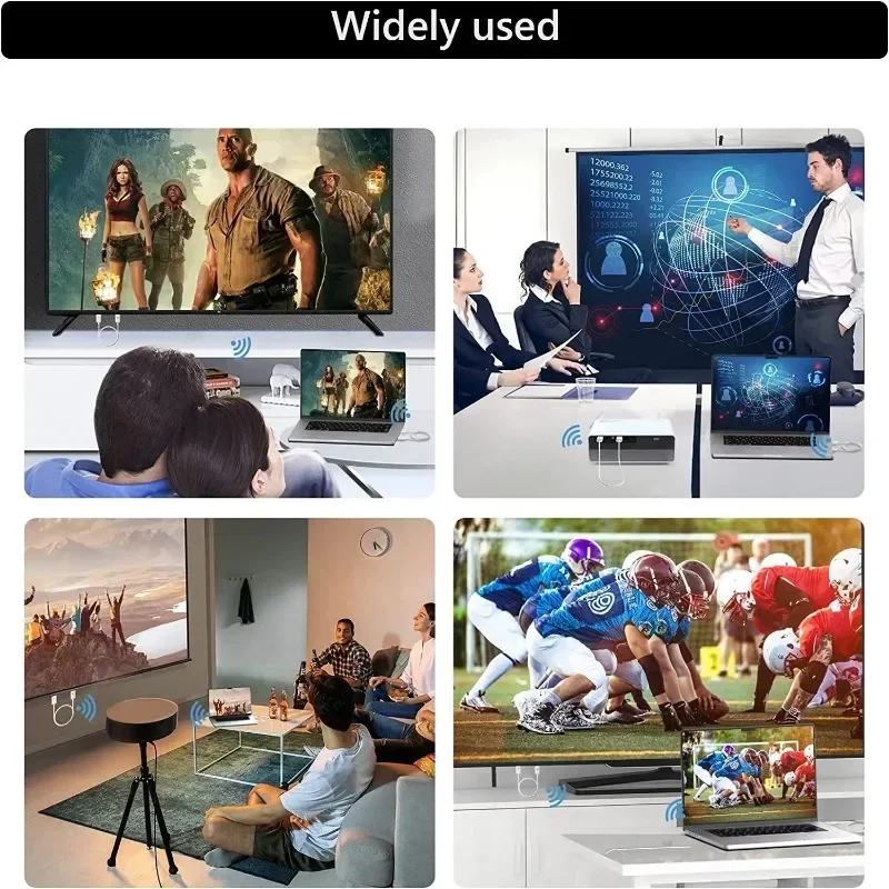 5G 50M Bezprzewodowy nadajnik i odbiornik wideo HDMI Przedłużacz wyświetlacza Adapter USB Klucz sprzętowy do monitora TV Stick Przełącznik