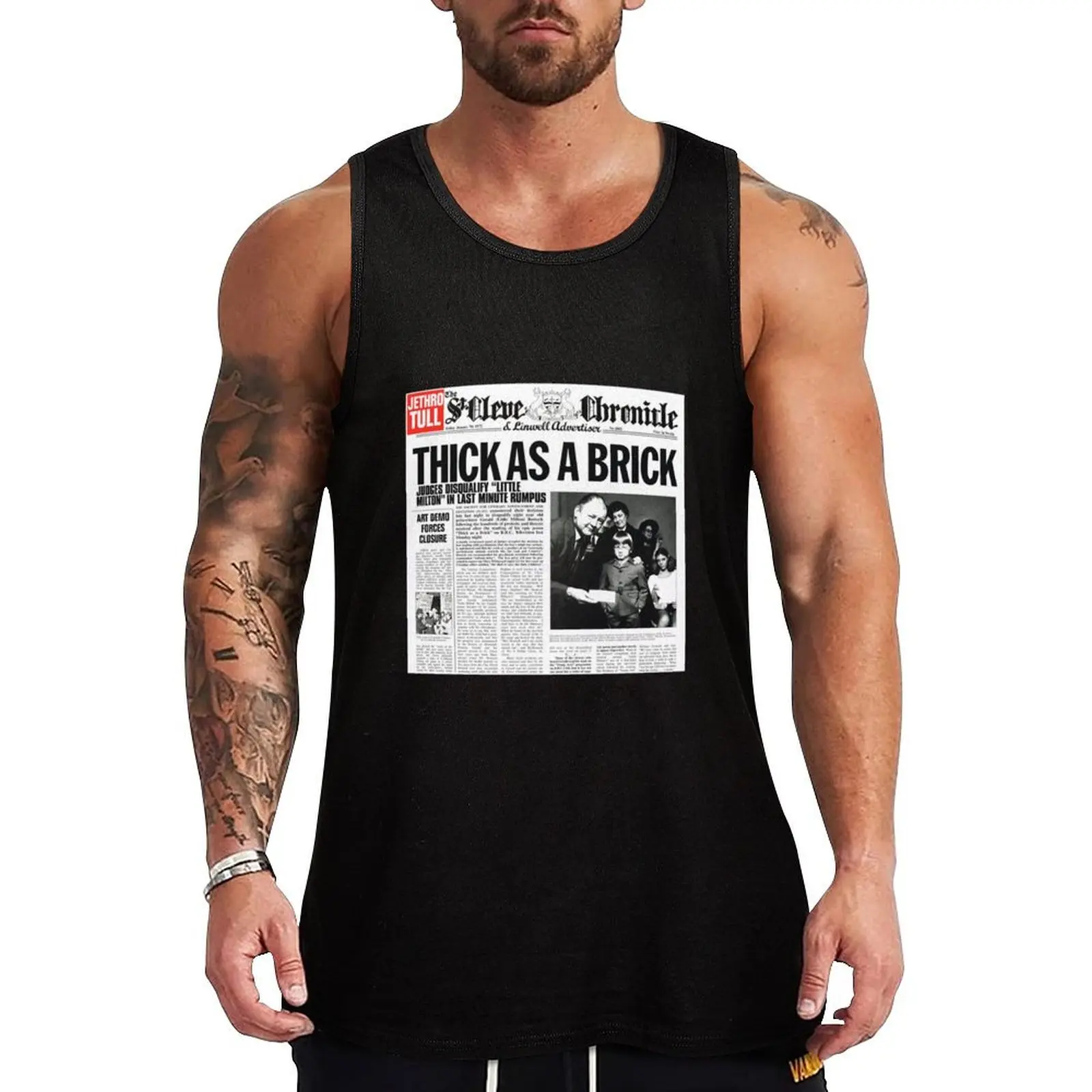 

Jethro Tull - Thick As A Brick Tank Top Weekend Casual Tank Top Sleeveless Loose Fit Top