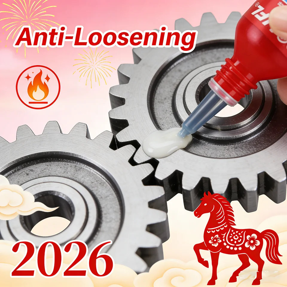 Loctite 10ml Multi-Purpose Screw Glue 243 Anti-Losening High-Temperature Resistant Long-Lasting Bond for Home Repair DIY Strong