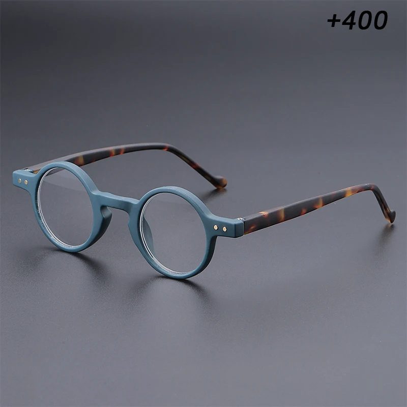 Men's and women's small round frame retro unique lightweight temples, suitable for daily office reading and shopping use