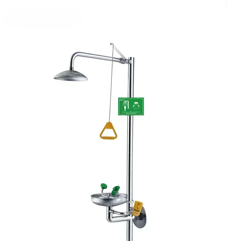 

New Arrival Manufacture Wall Mounted Shower Eye Washer Emergency Vertical Eye Washer For Hospital Use