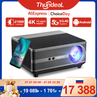 ThundeaL Full HD 1080P Projector TD98 WiFi LED 2K 4K Video Movie Beam TD98W Android Projector PK DLP Home Theater Cinema Beamer