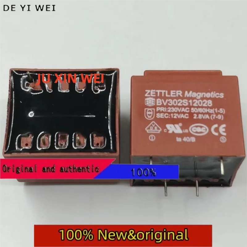 BV302S12028  230VAC 50/60Hz(1-5)  12VAC 2.8VA(7-9) Transformer 100%NEW 1PCS