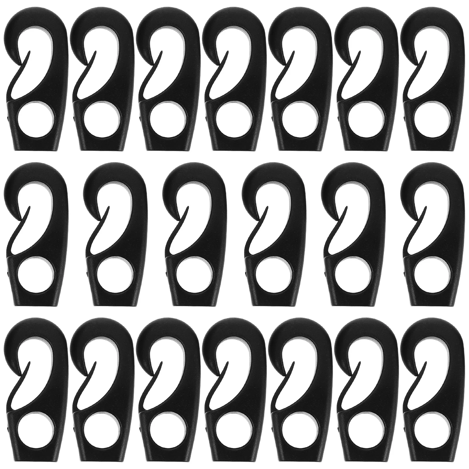 

20Pcs Kayak Oar Snap Clip Plastic Kayak Gear Clips Quick Install Paddle Board Accessories Canoe Paddle Holders Boat Docking