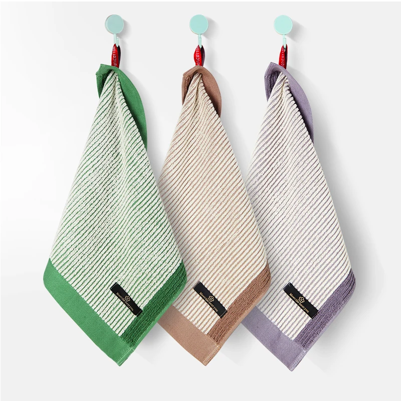 3pcs Cotton large towel, small towel, thickened men's and women's household face towel, absorbent