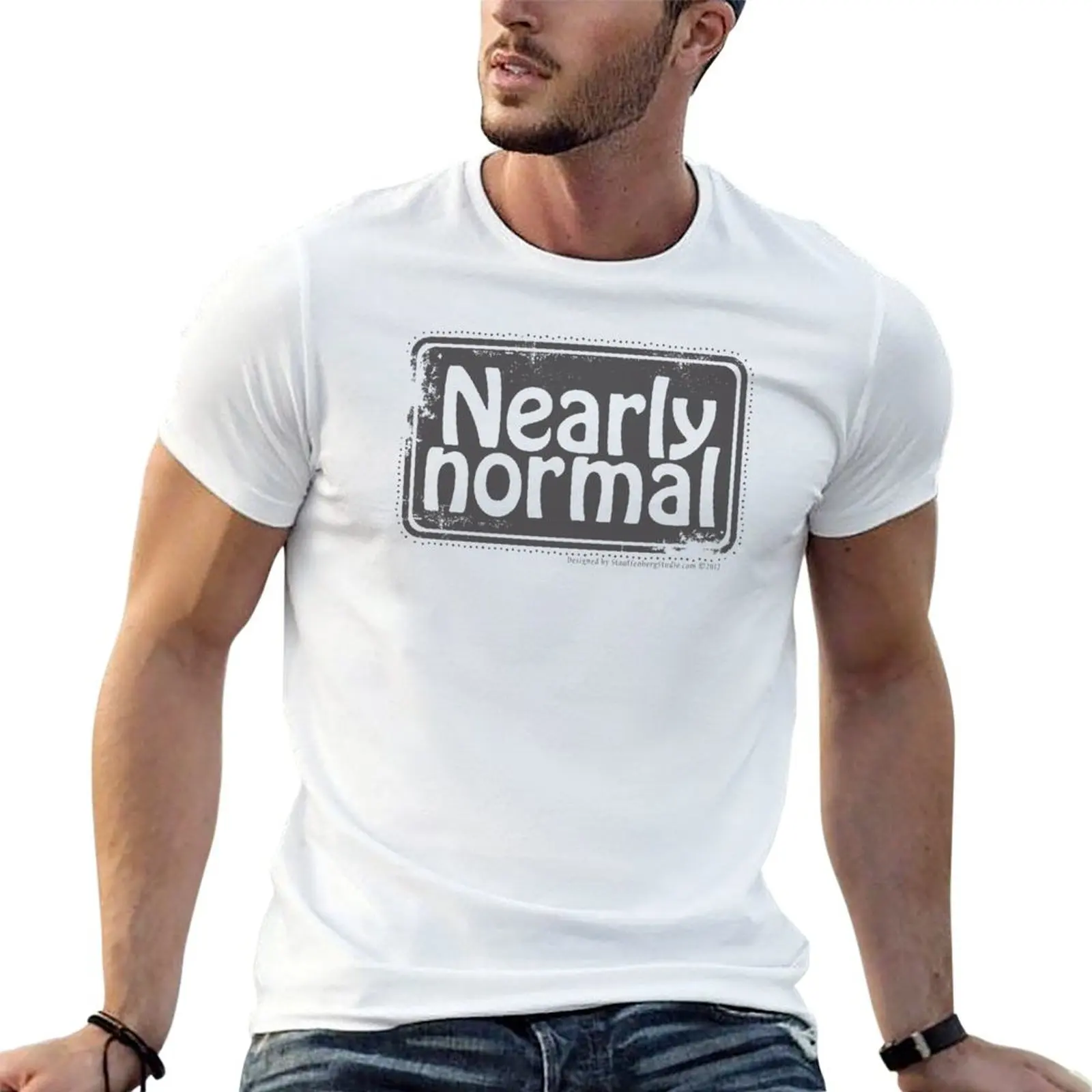 nearly Normal T-Shirt Plus Size Summer Short Sleeve T-Shirt