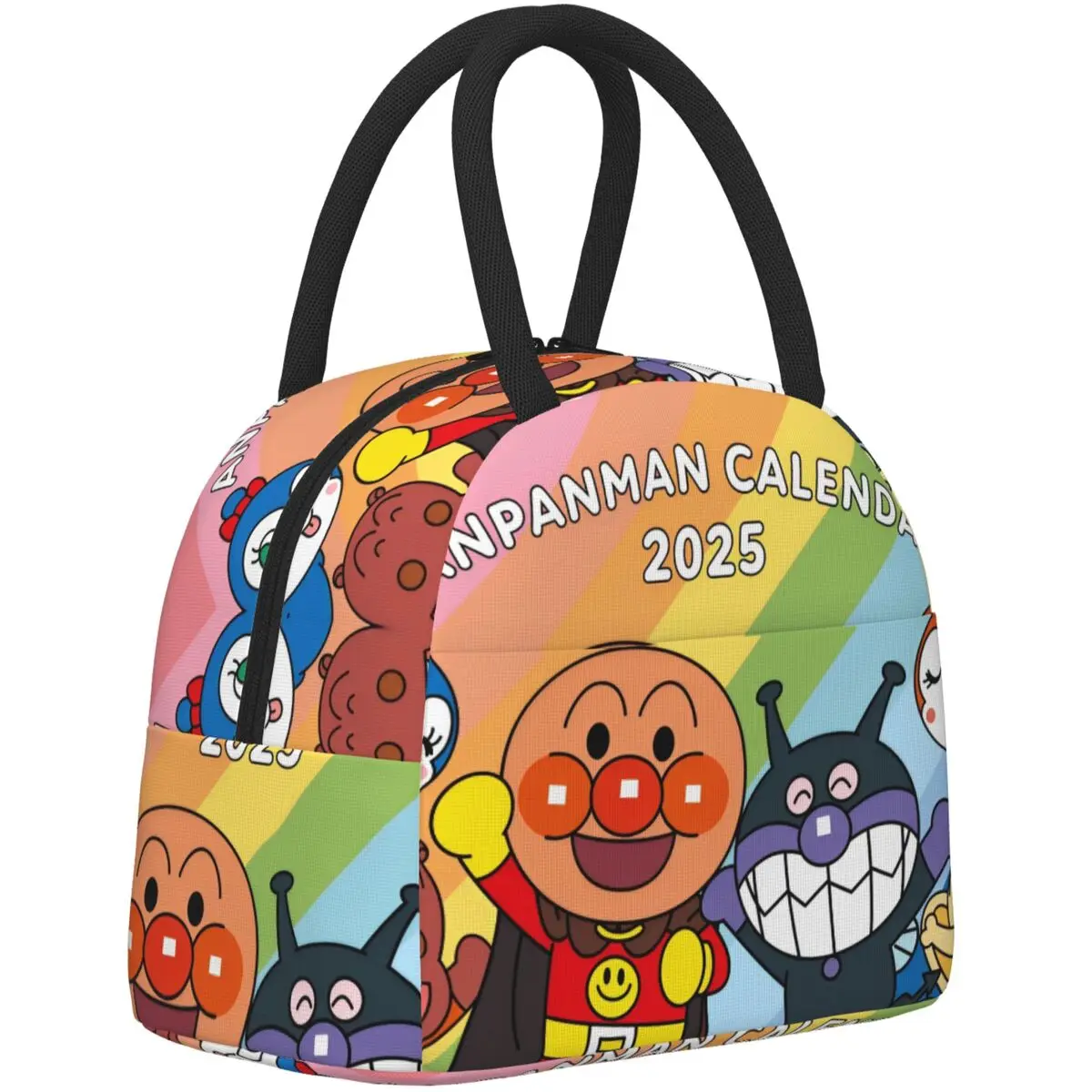 

Anpanman Insulated Lunch Bag Food Bag Reusable Cooler Thermal Lunch Boxes For School Office